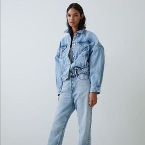 ZARA DENIM JACKET WITH FULL SLEEVES